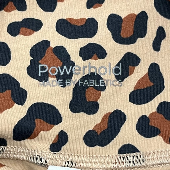 Fabletics Powerhold Cheetah Print Leggings - Picture 7 of 8